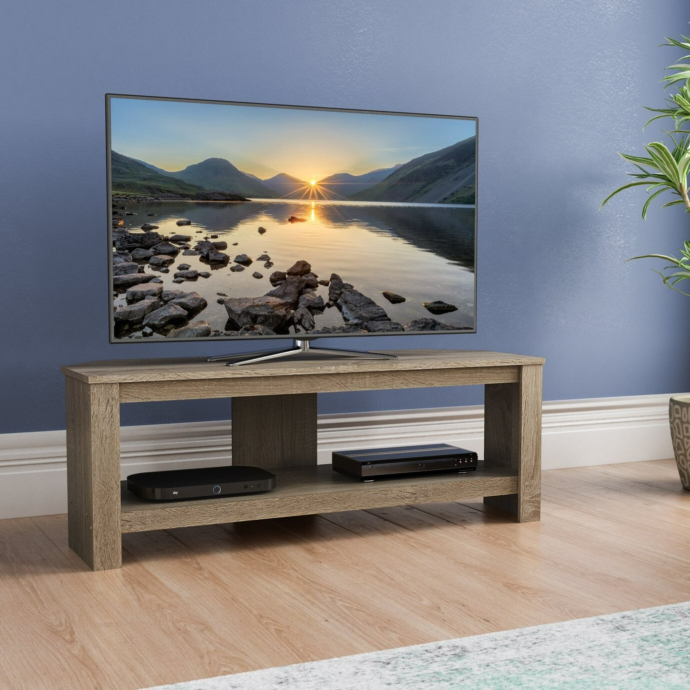 AVF Up to 55 Inch TV Stand - Light Wood