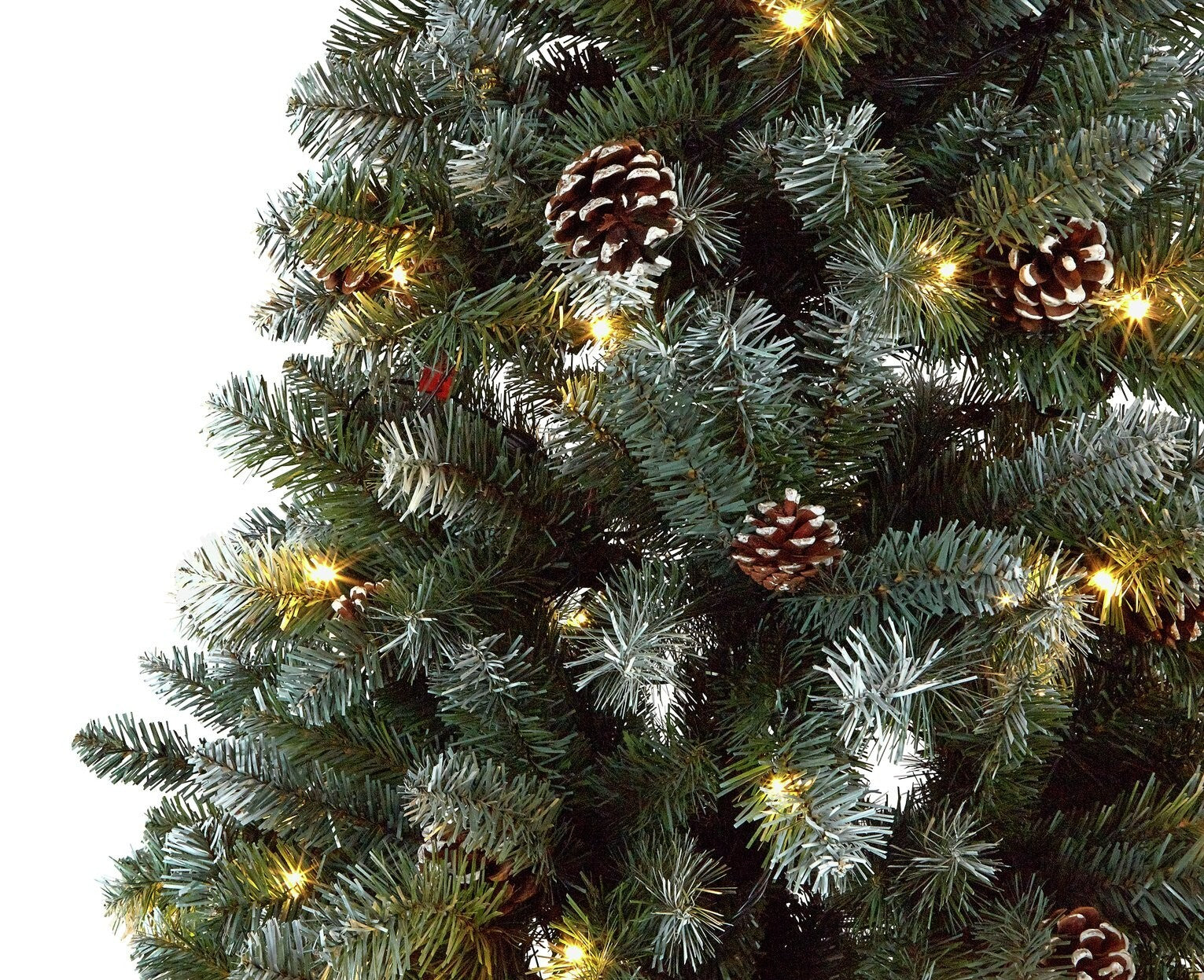 6ft Pre lit Blue Oscar With Pine Cone Christmas Tree