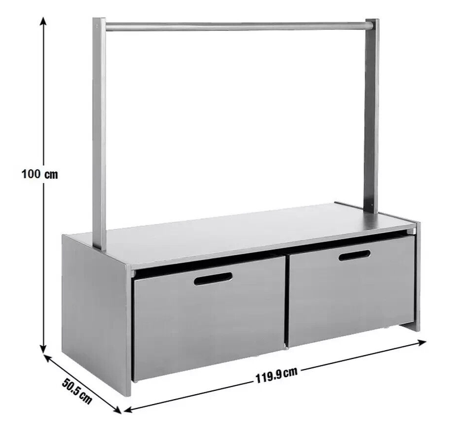Habitat Kids Rico Hanging Rail With Storage - Blue
