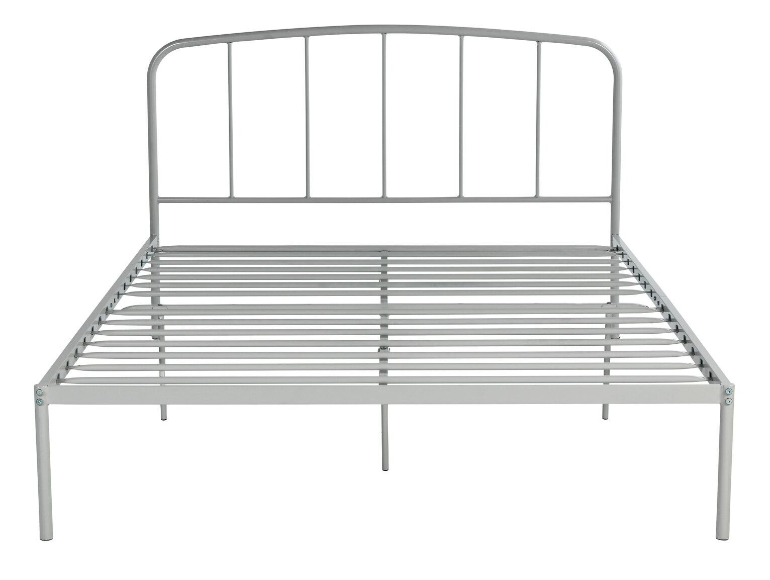 Freja Double Metal Bed Frame - Silver ( B Grade 13946 )