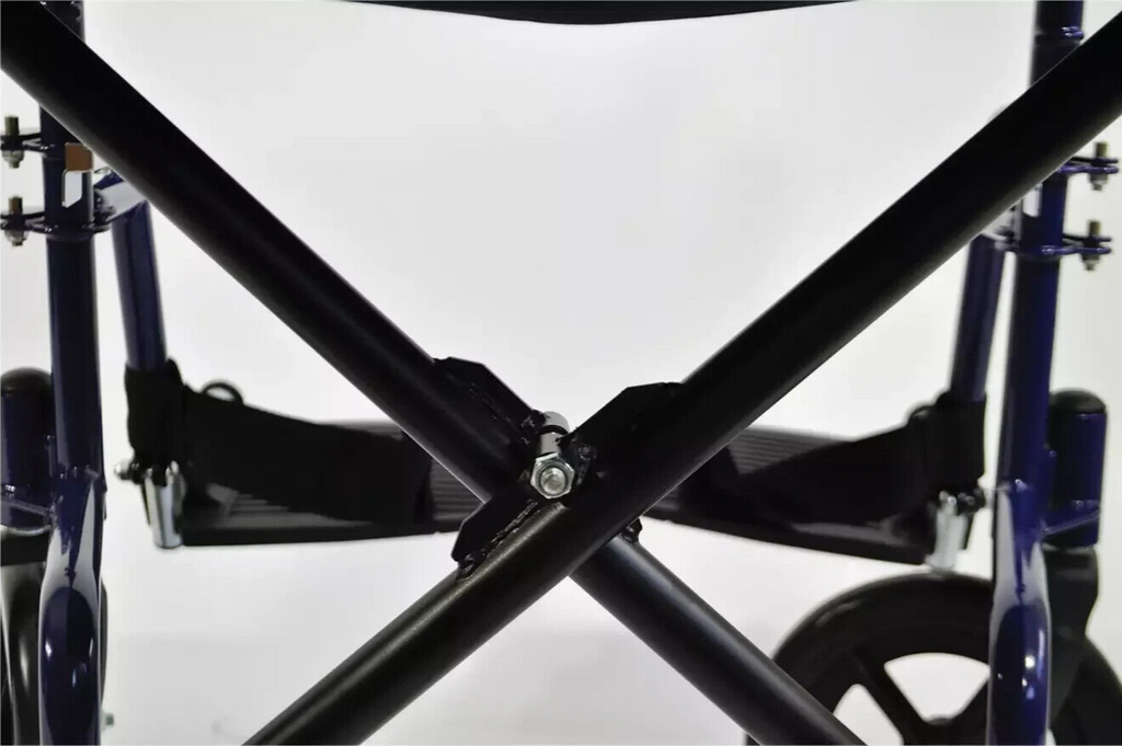 Aidapt Steel Compact Blue Transit Chair