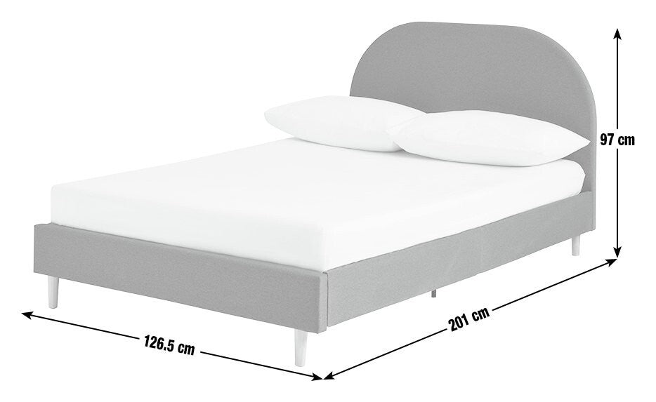 Olivia Small Double Bed Frame - Blue