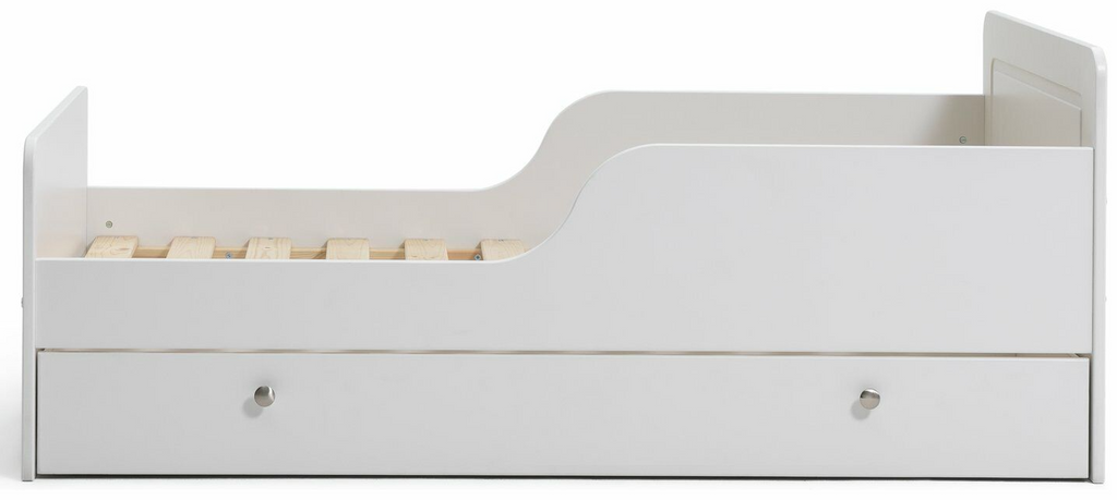 Brooklyn Toddler Bed With Drawer - White