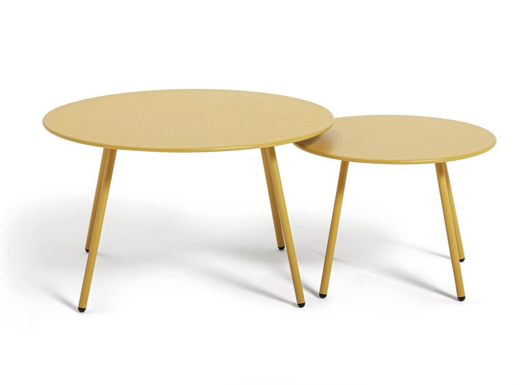 Ipanema Round Set Of Table - Yellow