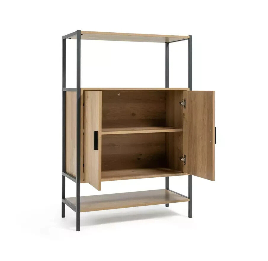Habitat Loft Living 2 Door Cabinet - Oak