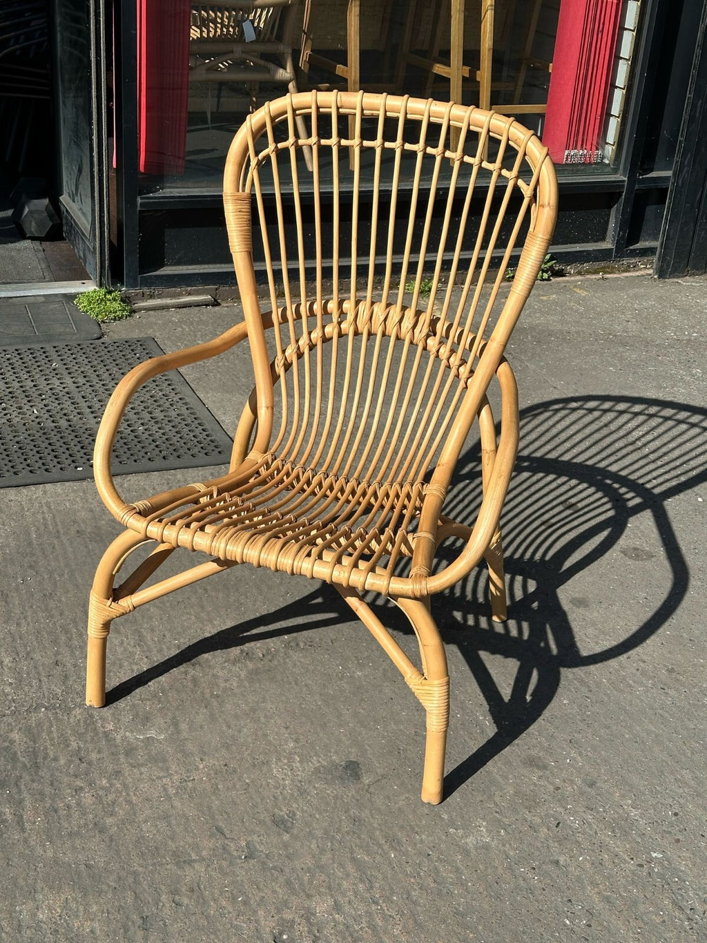 Habitat Wyatt Rattan Chair - Natural (S)