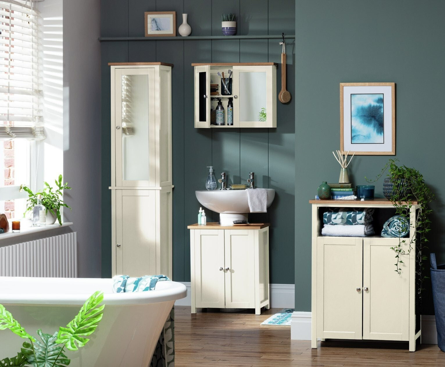 Home Livingston Double Unit - Cream