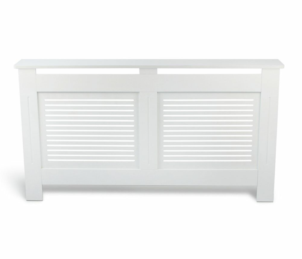Habitat Austin Large Radiator Cover - White | Heater Cover Box Grill Panel