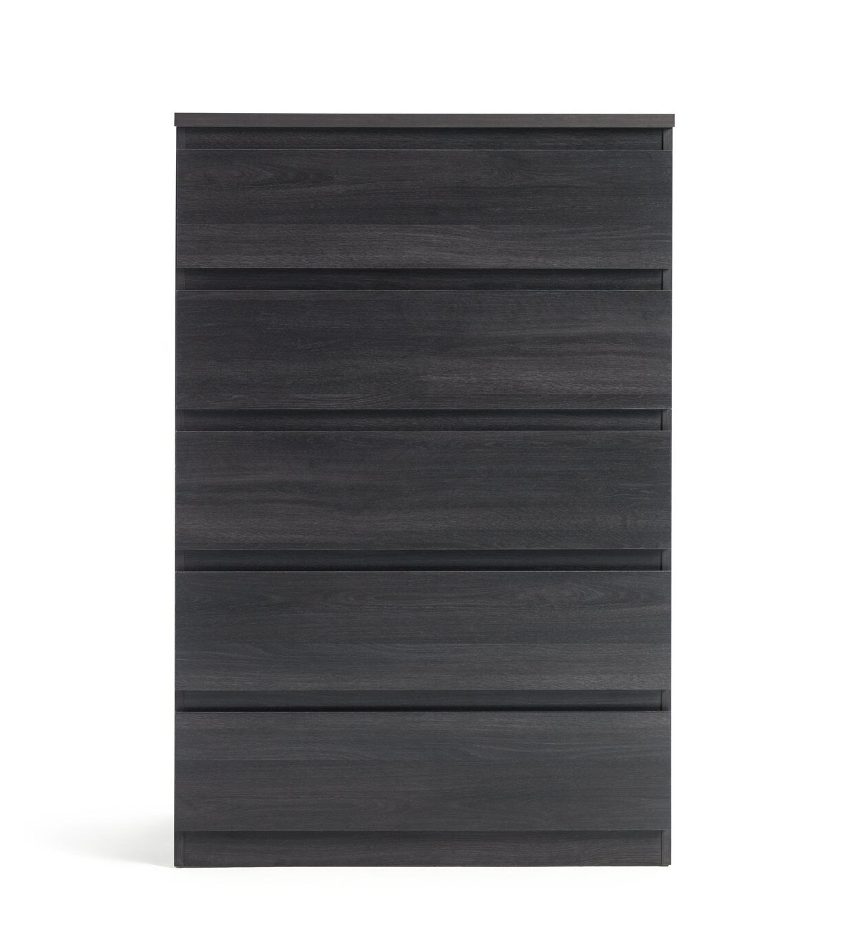 Habitat Jenson 5 Drawer Chest - Black Brown