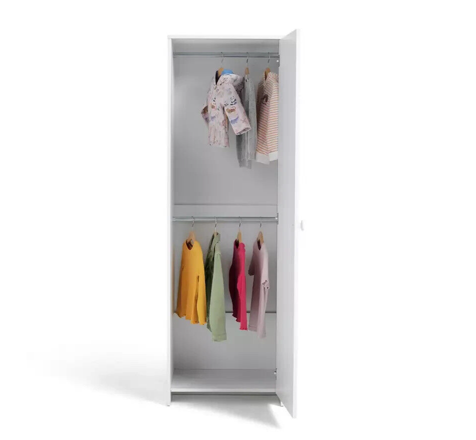 Habitat Kids Juno 1 Door Wardrobe - White
