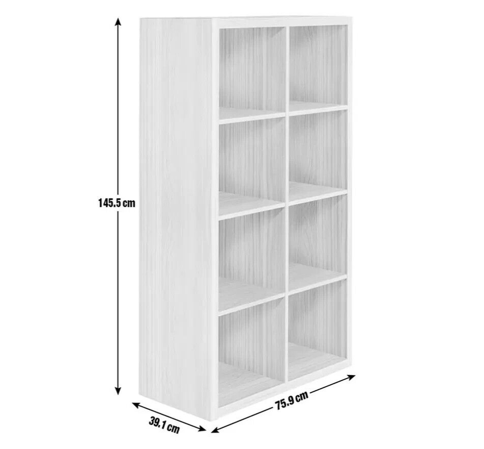 Habitat Squares Plus 8 Cube Storage Unit - Dark Oak | Organizer Living Office