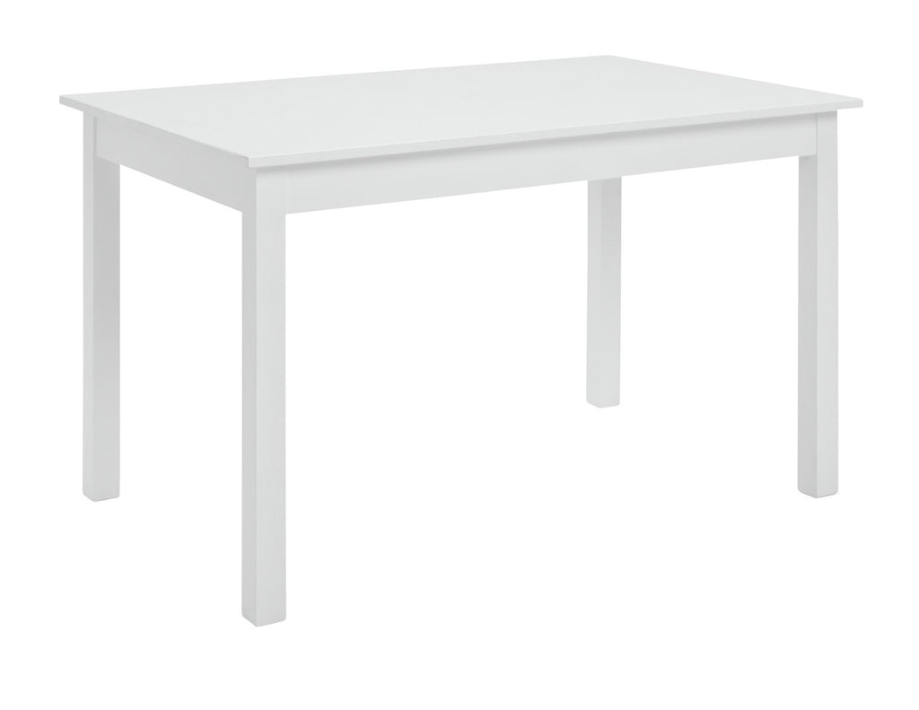 Habitat Home Raye Solid Wood Dining Table & 4 White Chairs | Kitchen ( B Grade )