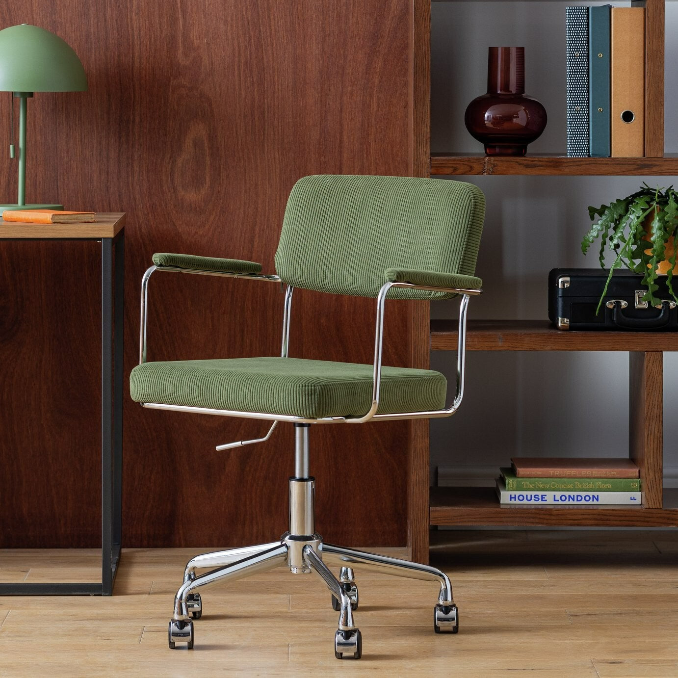 Ezra Fabric Office Chair - Olive