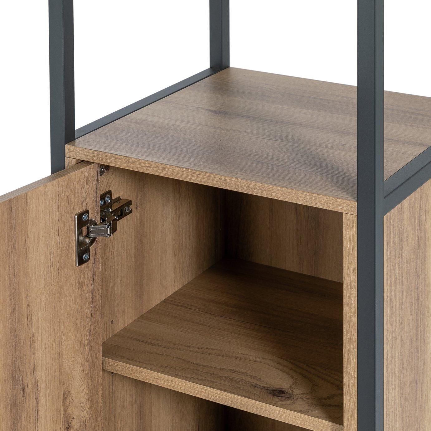 Habitat Loft Living 1 Door Cabinet - Oak | Stylish Storage for Bathroom Hallway