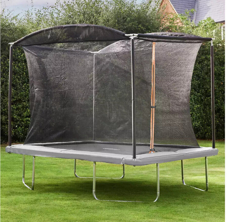 8FT 10FT 12FT Trampoline With Enclosure Rectangular Garden Anchor Accesorries