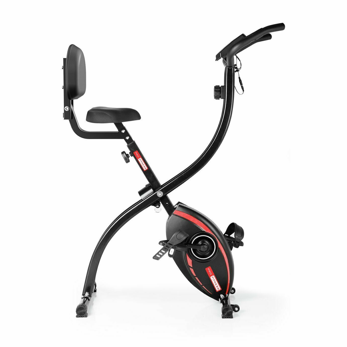 Pro Fitness FEB2000 Folding Exercise Bike | Home Workout Bike Compact Foldable
