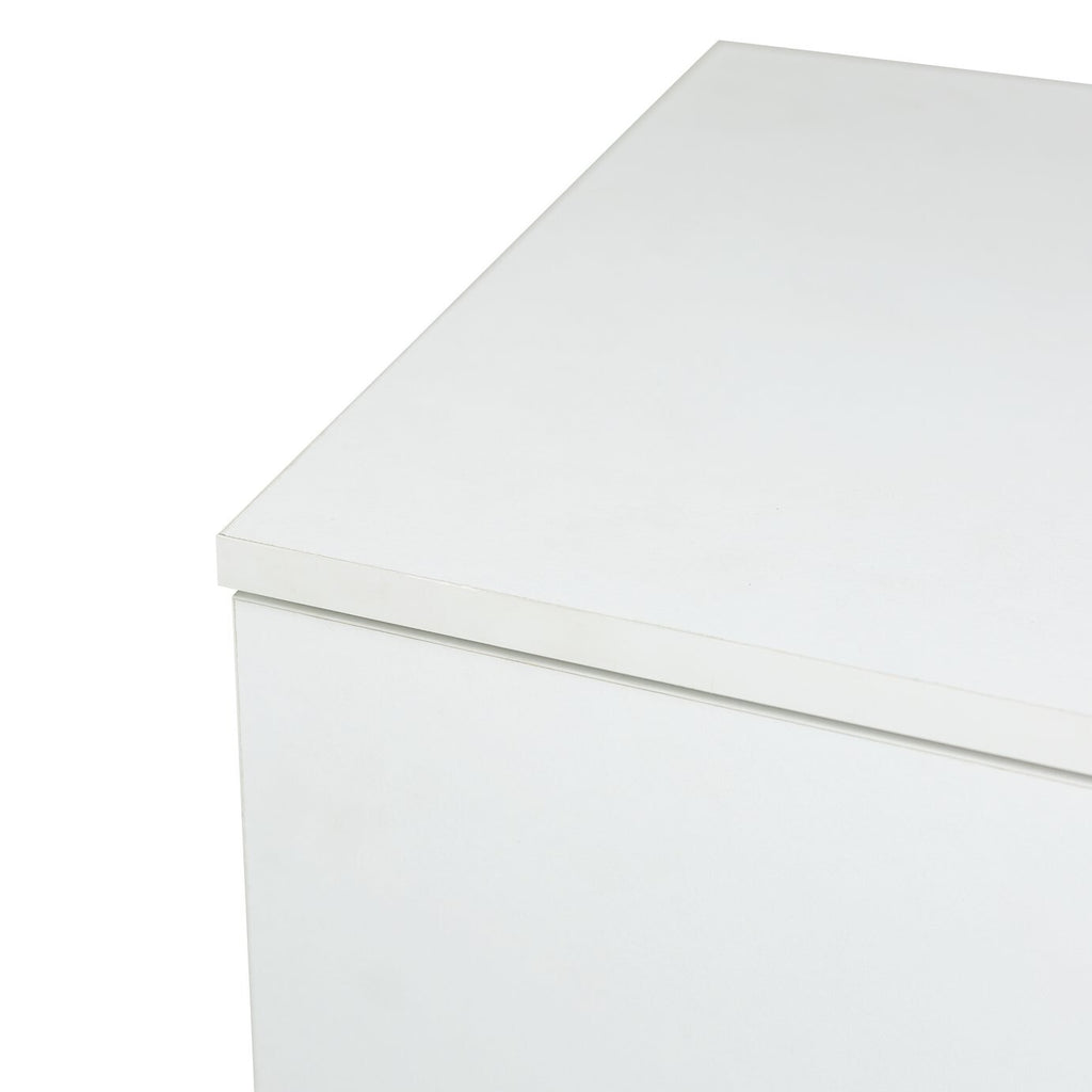 Habitat Pod Double Pedestal Desk - White | Home Office Desk with Storage Drawers