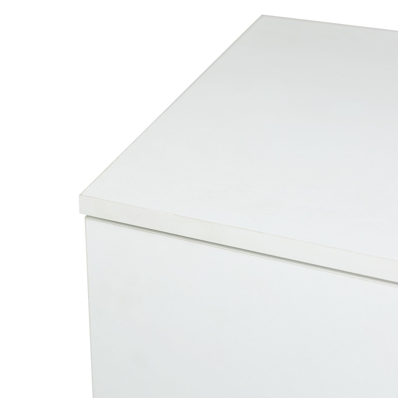 Habitat Pod Double Pedestal Desk - White | Home Office Desk with Storage Drawers