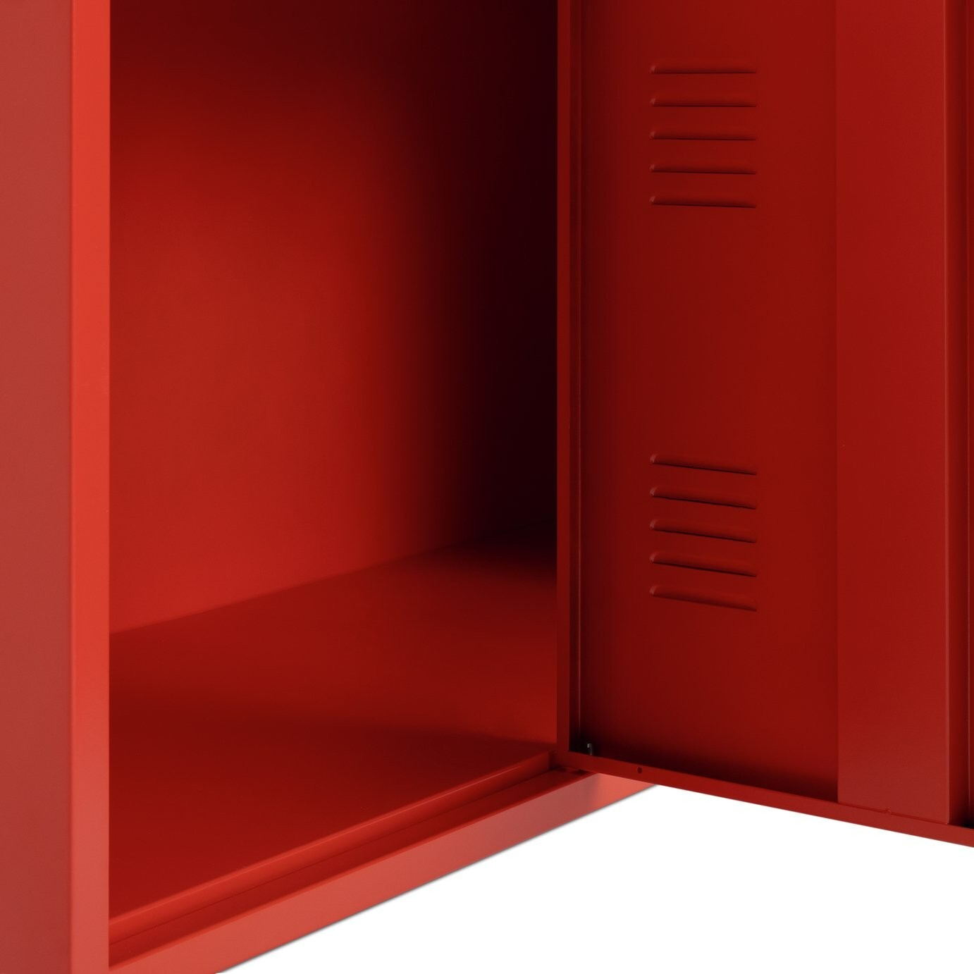 Habitat Stevie 3 Door Locker - Red