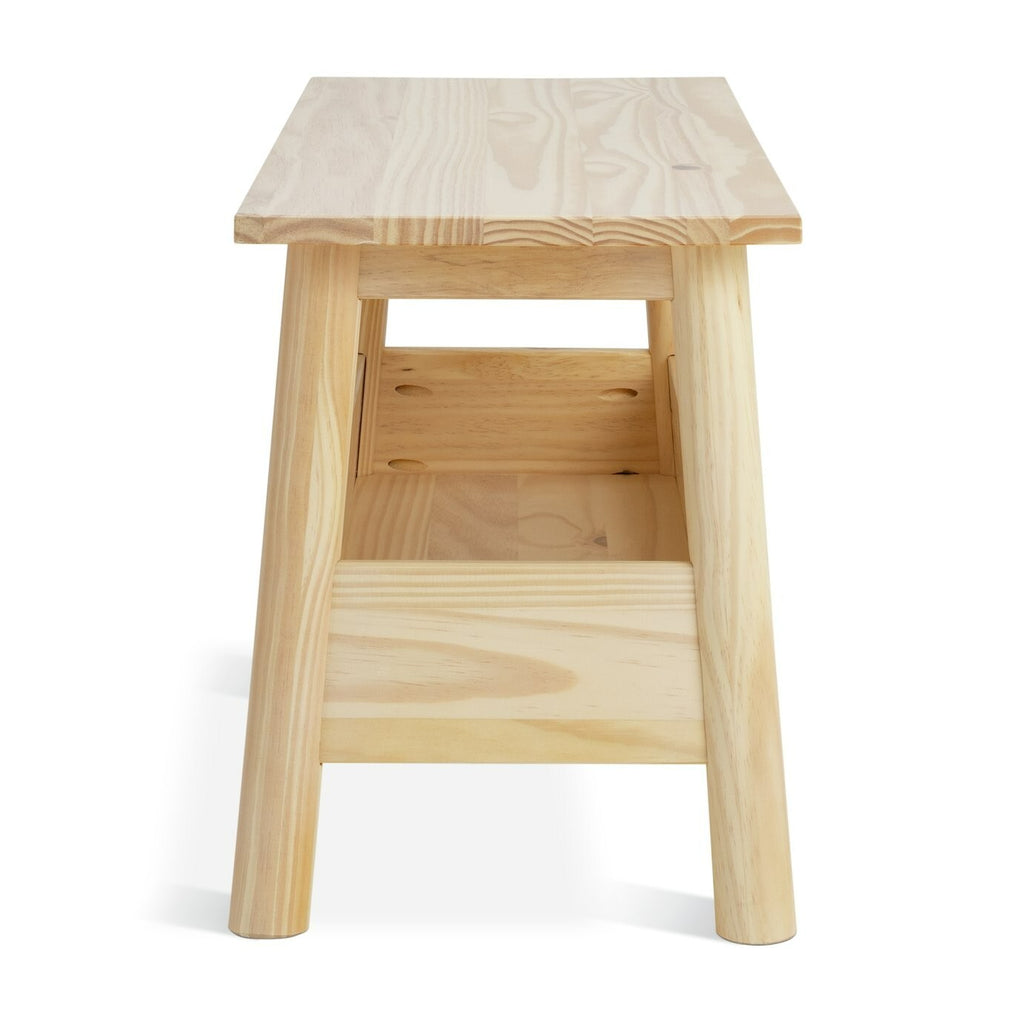 Habitat Akio Solid Wood Storage Bench - Natural