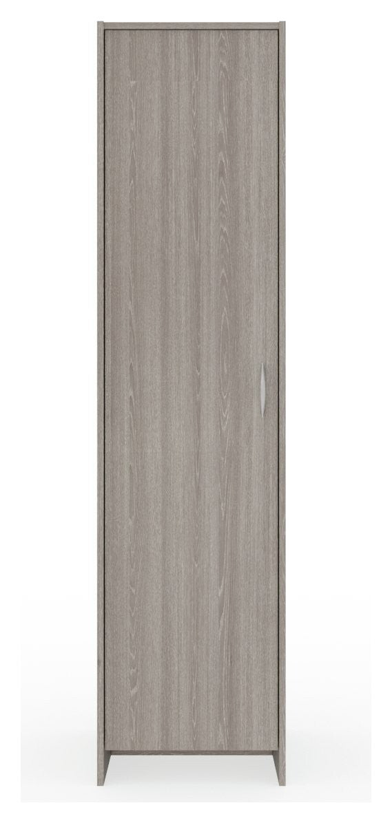 Seville 1 Door Wardrobe - Grey & Oak ( B Grade 51751 - 51752 )