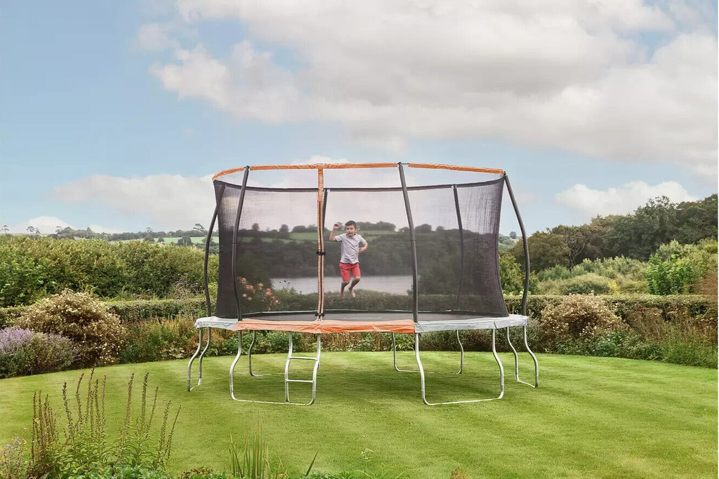 Sportspower 14ft Outdoor Kids Trampoline with Enclosure