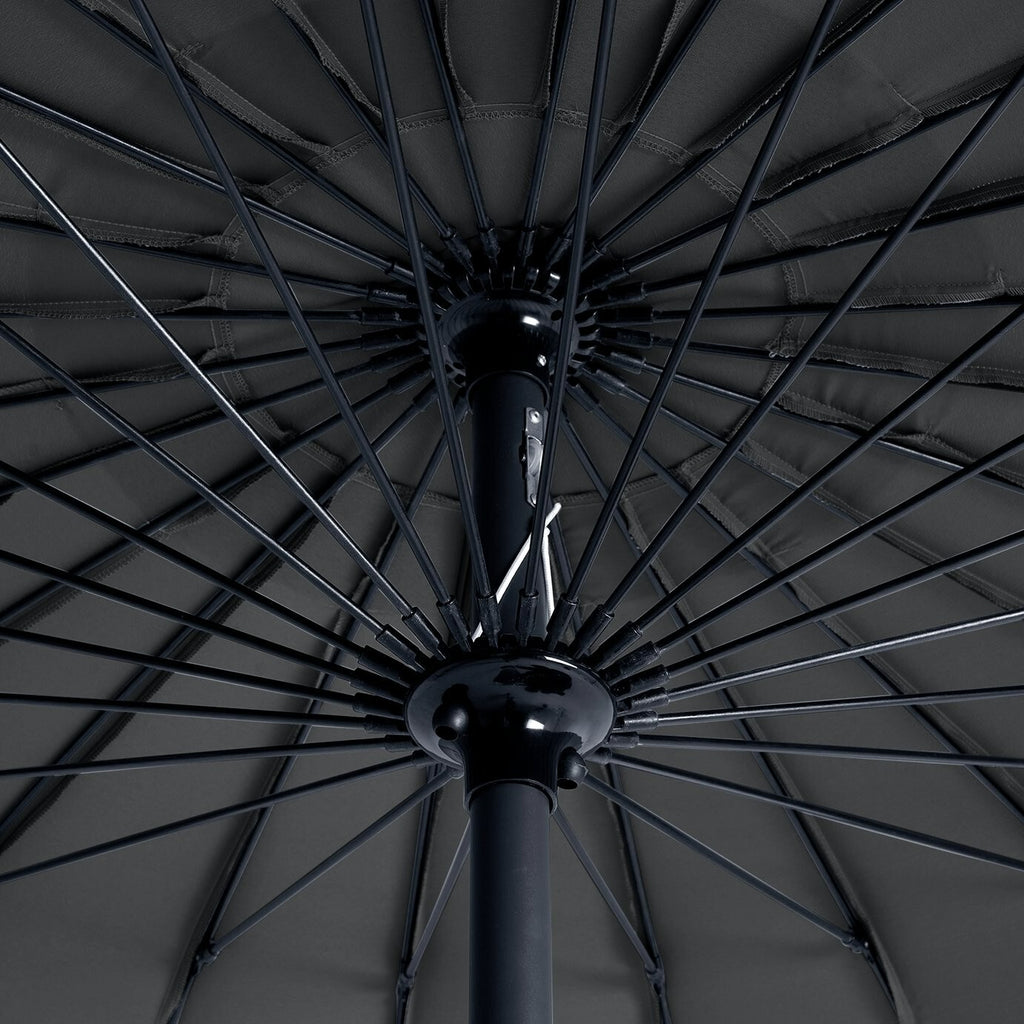 Shanghai 2.7m Garden Parasol - Grey