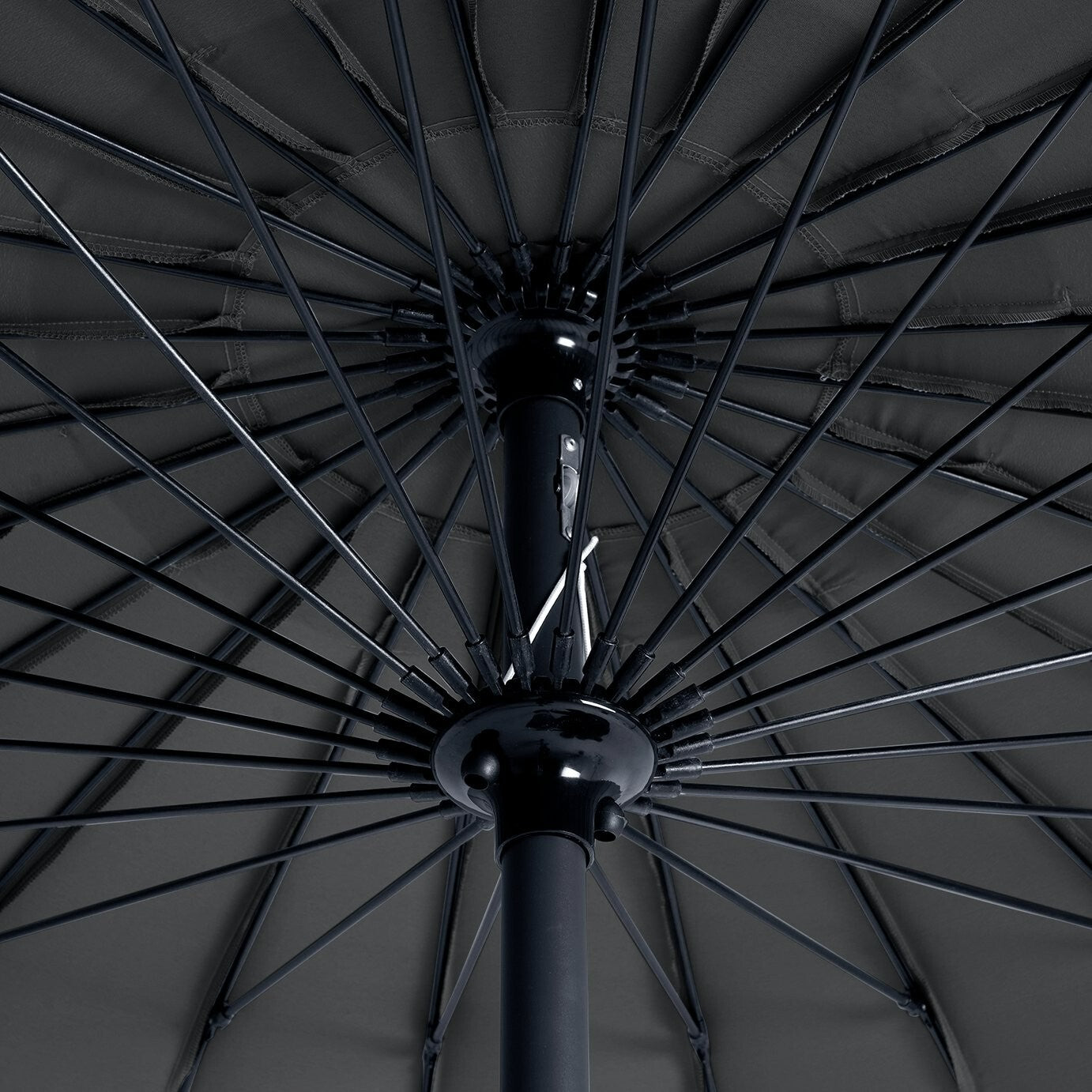 Shanghai 2.7m Garden Parasol - Grey