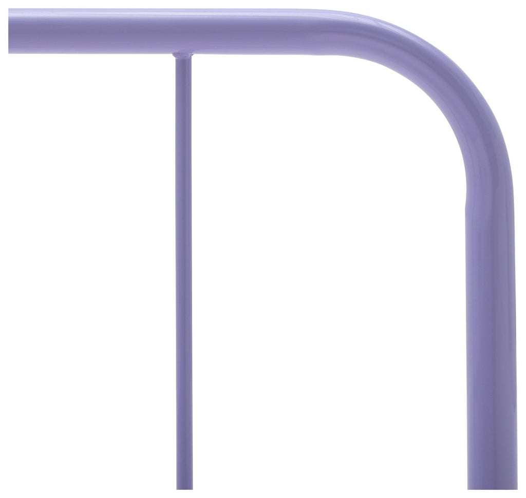 Charlie Single Metal Bed Frame - Lilac