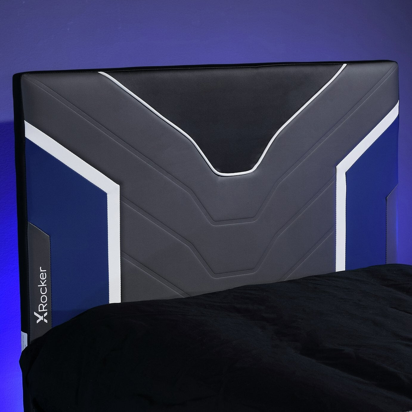 X Rocker Chromis Single Bed in a Box - Blue