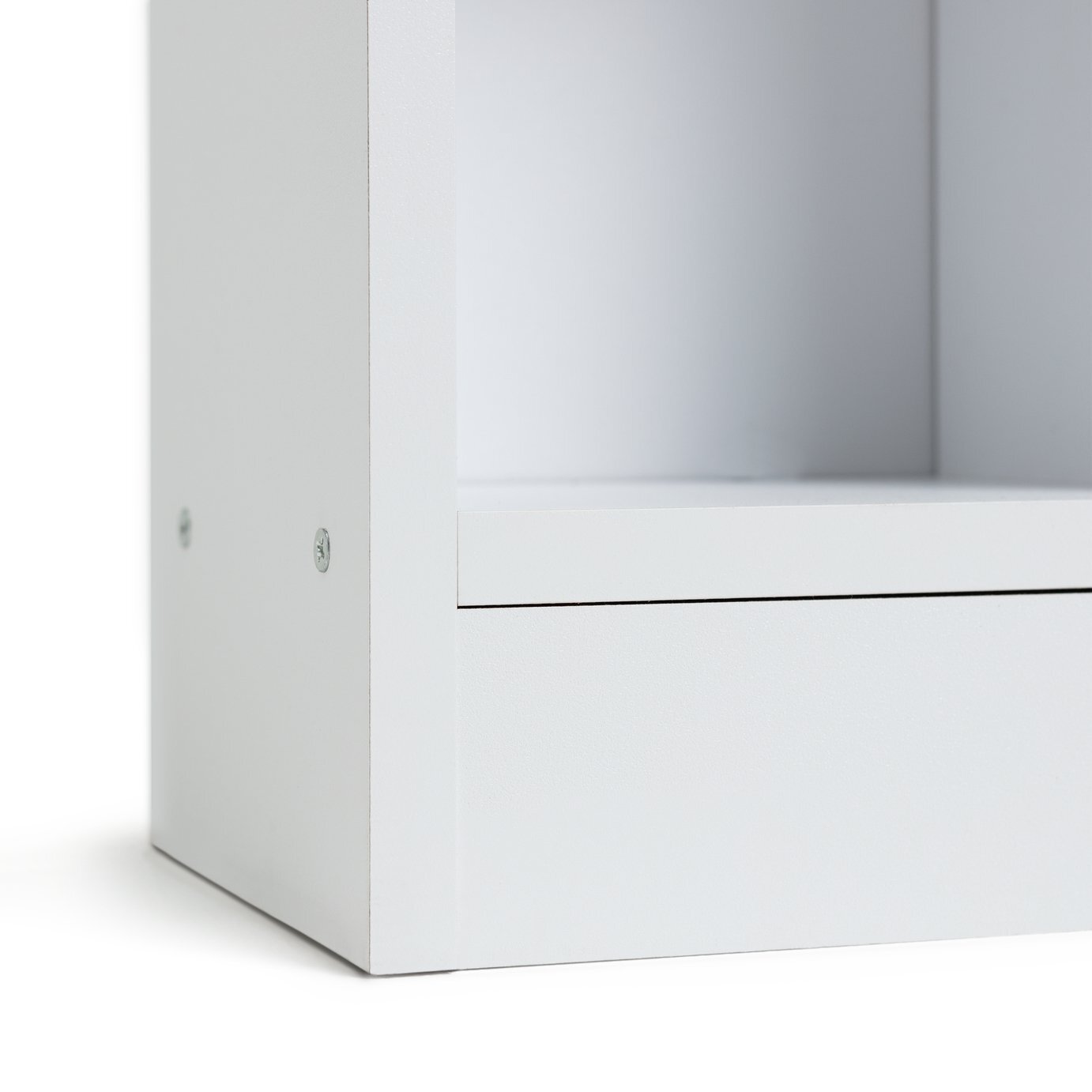 Maine Tall CD and DVD Storage unit - White