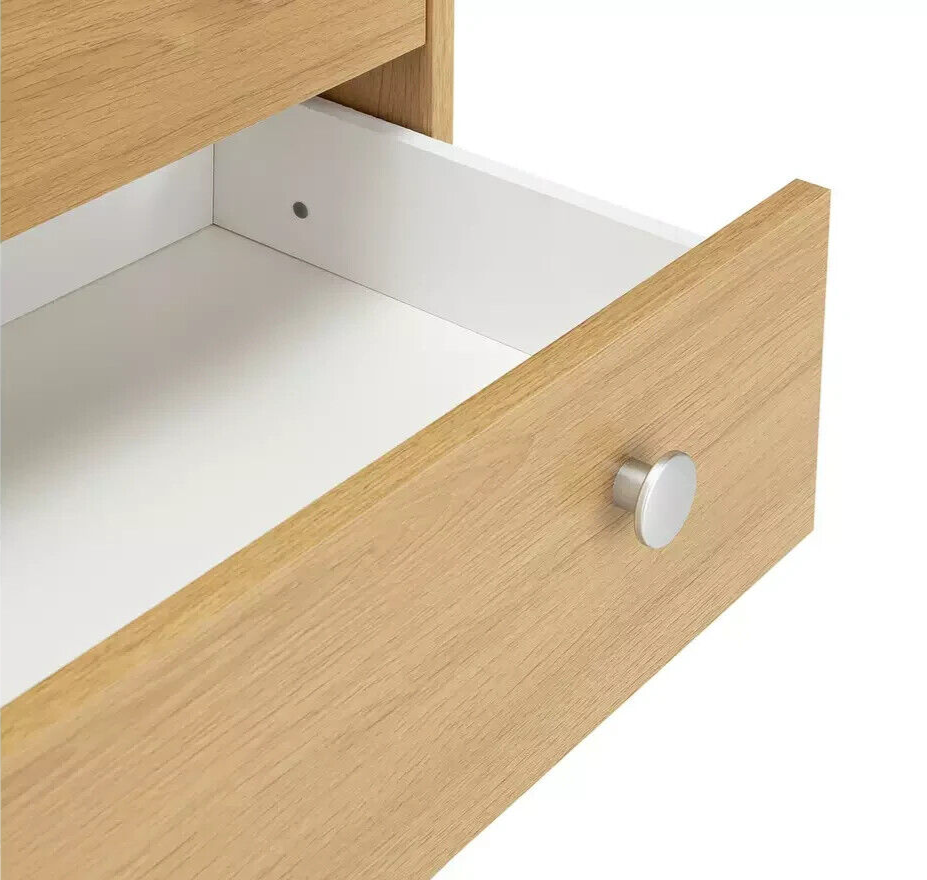 Seville 5 Drawer Chest of Drawers - Oak Effect