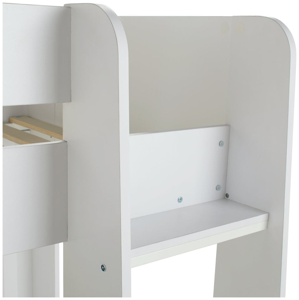 Habitat Gaming High Sleeper Bed Frame - White ( B Grade 48023 - 48028 - 48030 )