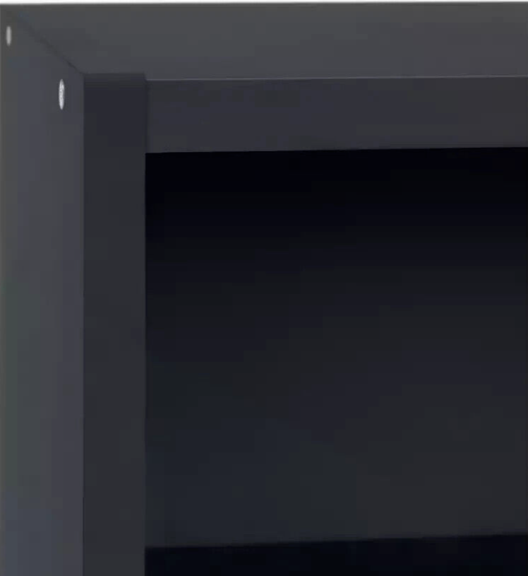 Maine 2 Drawer Bookcase - Black Ash Effect ( B Grade 29351 - 29352 )
