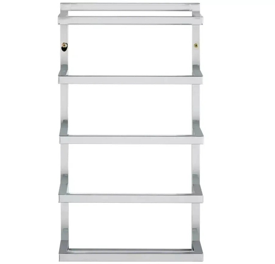 Lloyd Pascal 5 Tier Wall Mounted Towel Rack - Chrome
