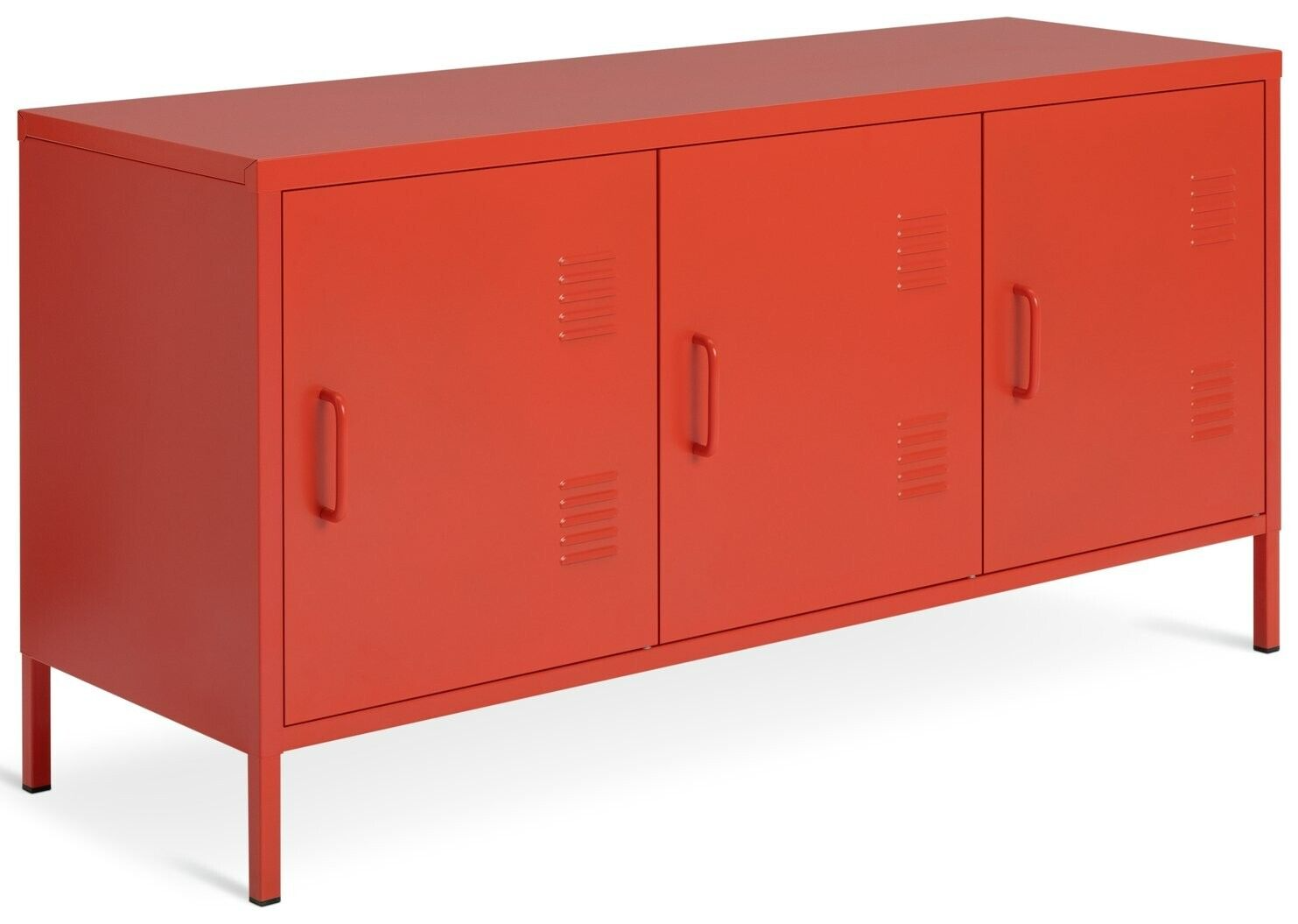 Habitat Stevie 3 Door Locker - Red