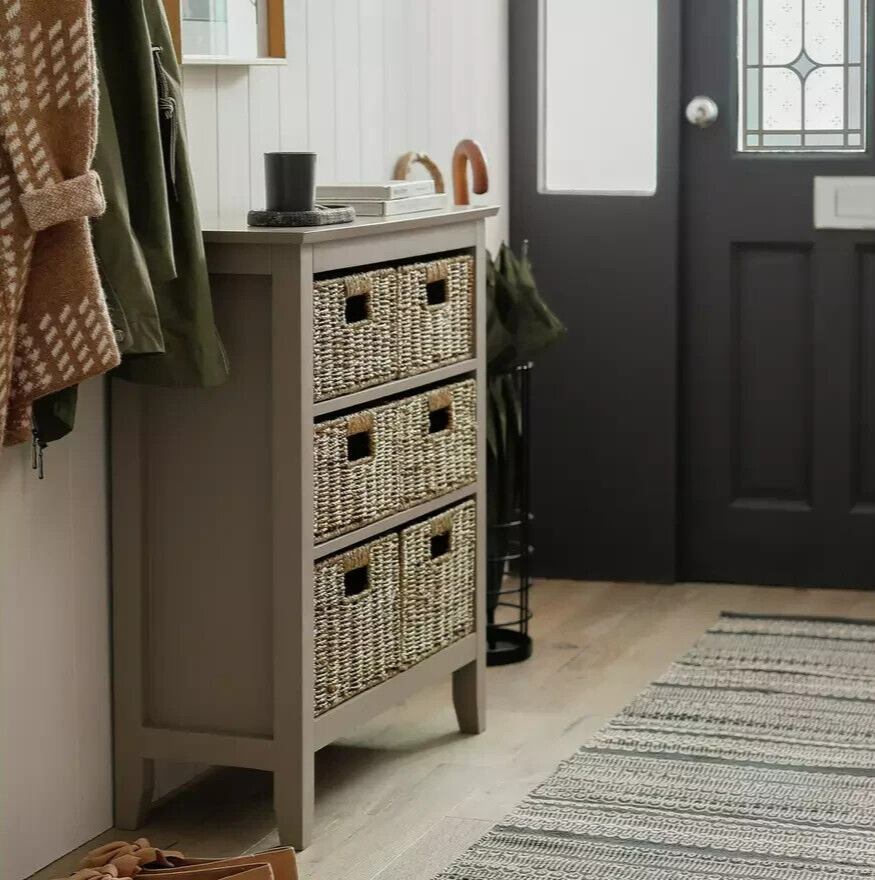 Willow 6 Drawer Unit - Grey
