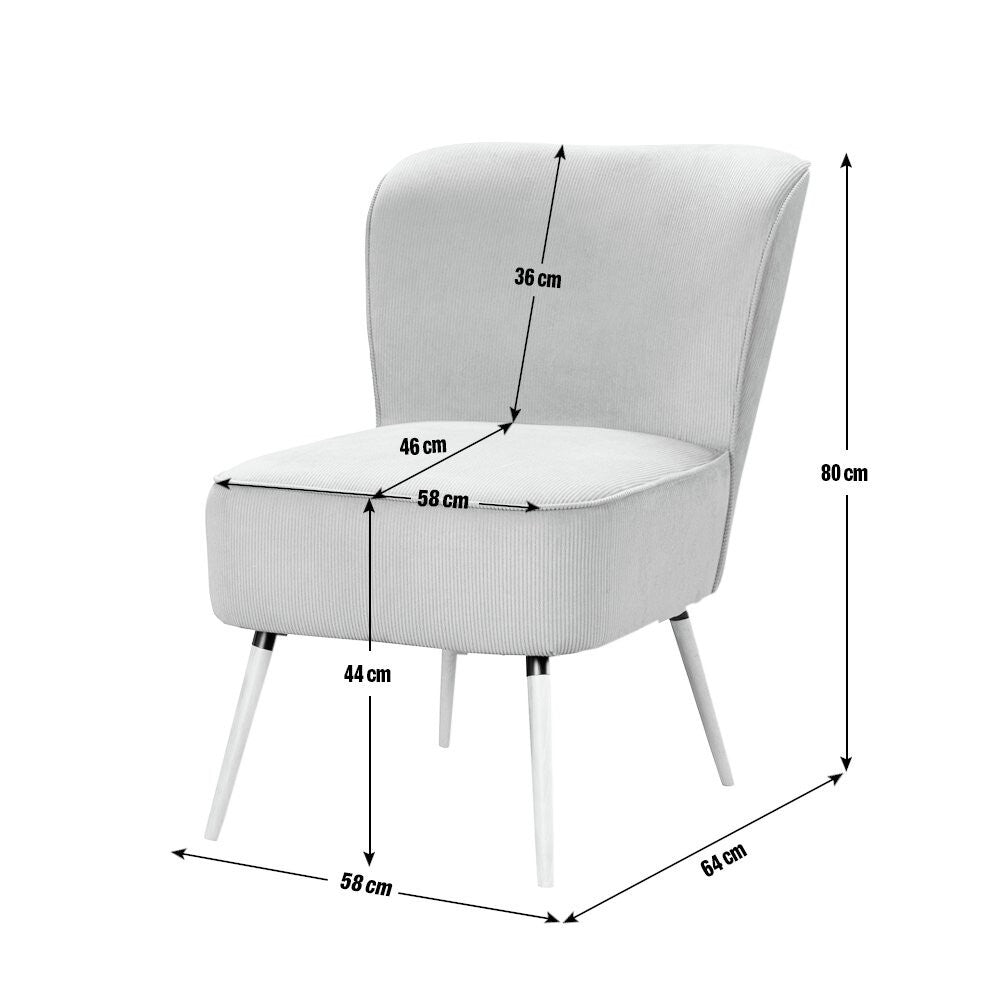 Habitat Eppy Fabric Chair - Mint Green