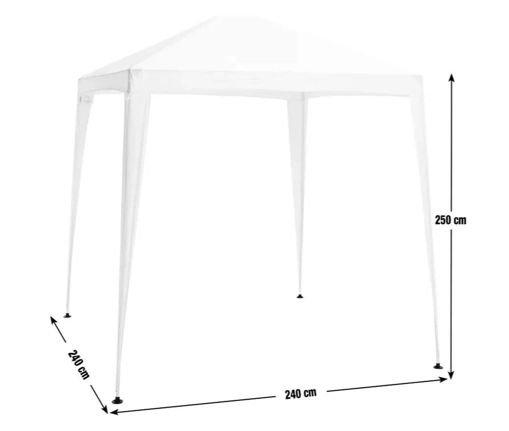 Home Garden Gazebo White | Outdoor Patio Shade Shelter with Waterproof Cover