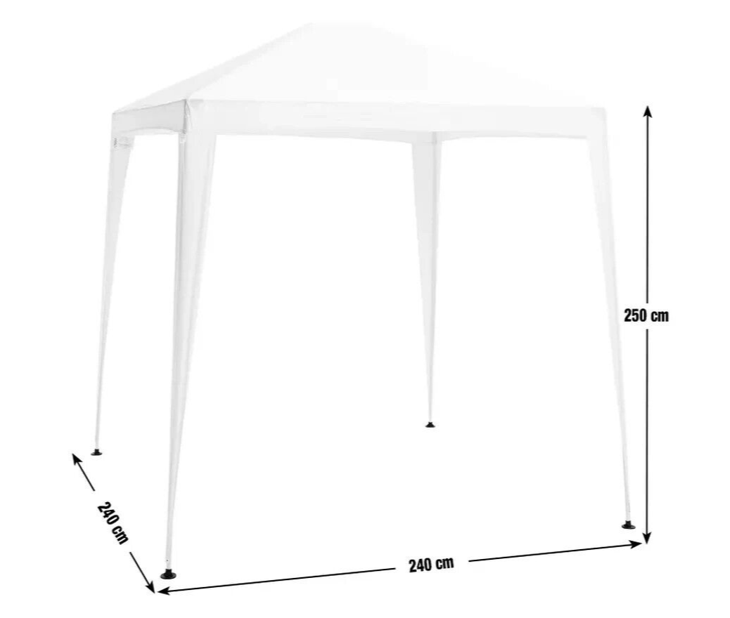 Home Garden Gazebo White | Outdoor Patio Shade Shelter with Waterproof Cover