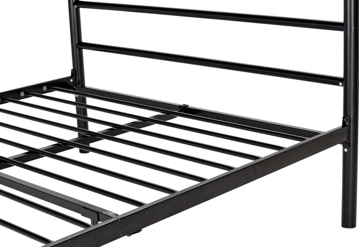 Home Avalon Small Double Metal Bed Frame Black | Sturdy Modern Bedroom Furniture