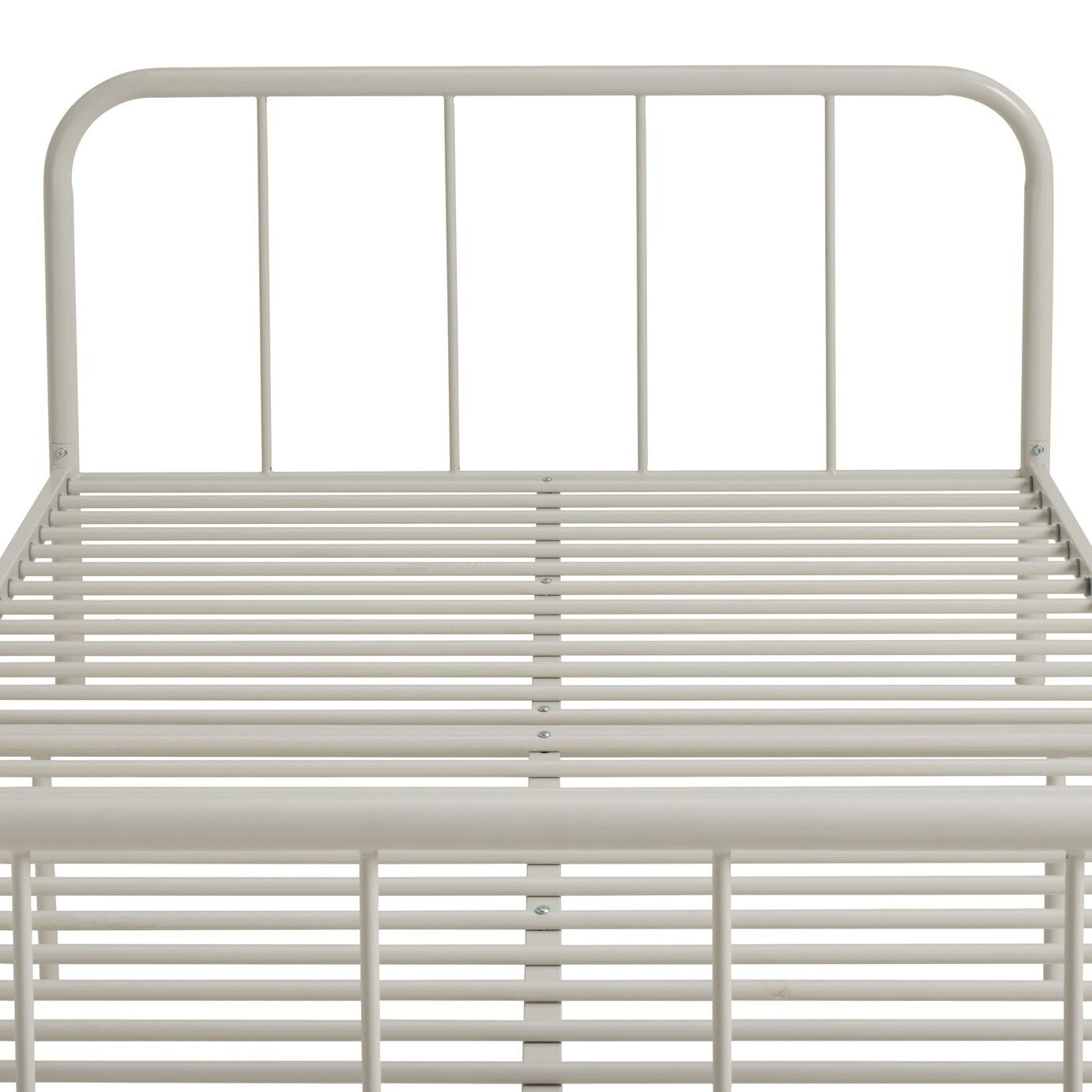 Home Kids Charlie Small Double Metal Bed Frame - White