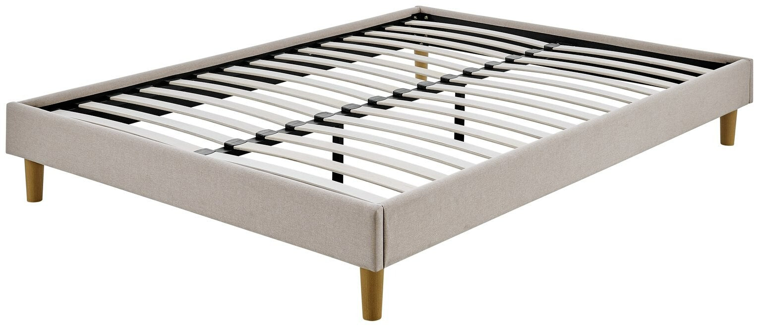 Home Arthur Platform Double Bed Frame - Natural