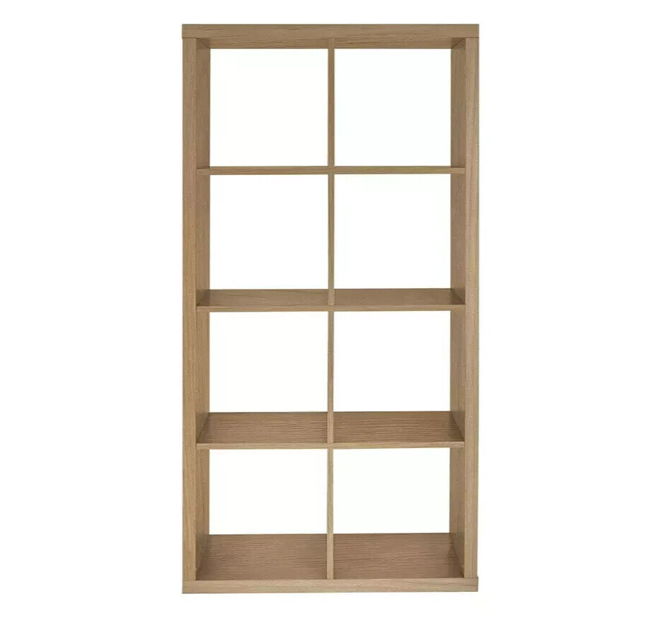 Habitat Squares Plus 8 Cube Storage Unit - Dark Oak | Organizer Living Office