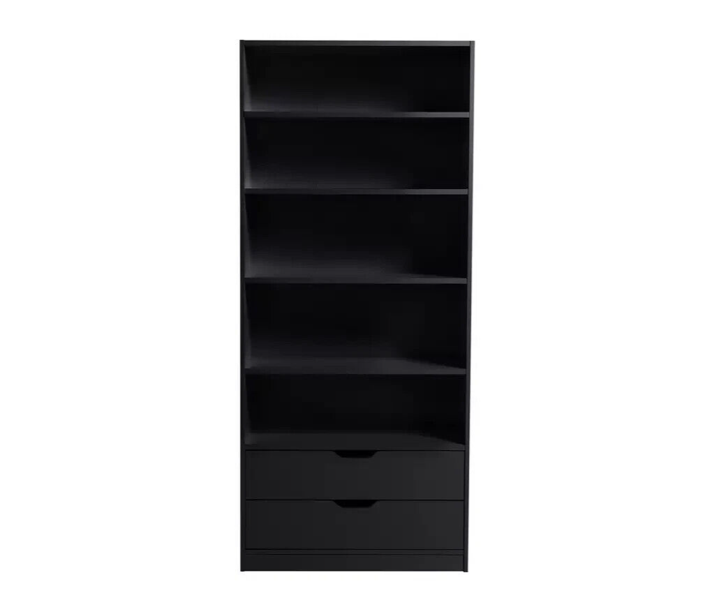 Habitat Compton 2 Drawer Bookcase - Black