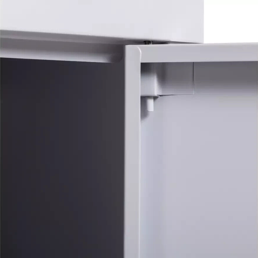 Habitat Tall 1 Door 4 Shelf Locker - Grey
