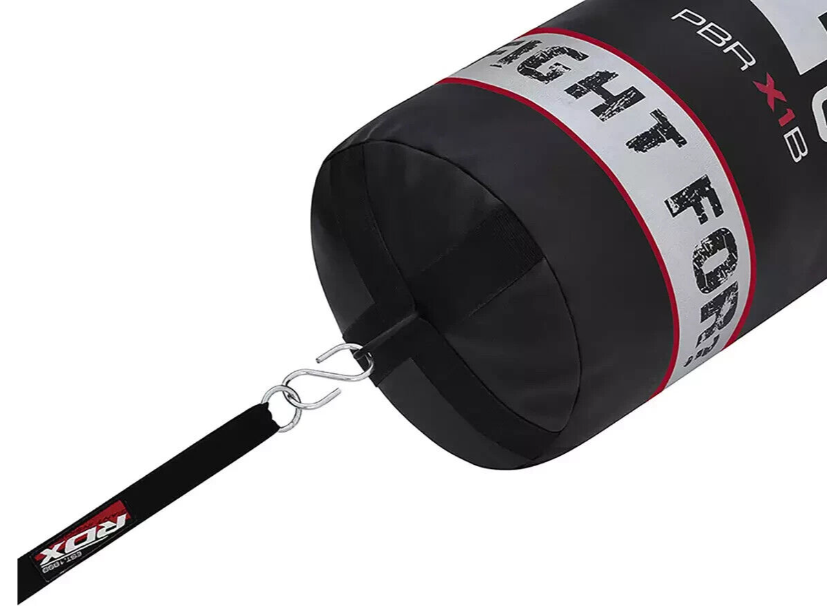 RDX X1 17 Piece 4ft Punch Bag Set | Boxing Set Gloves Wall Bracket Training