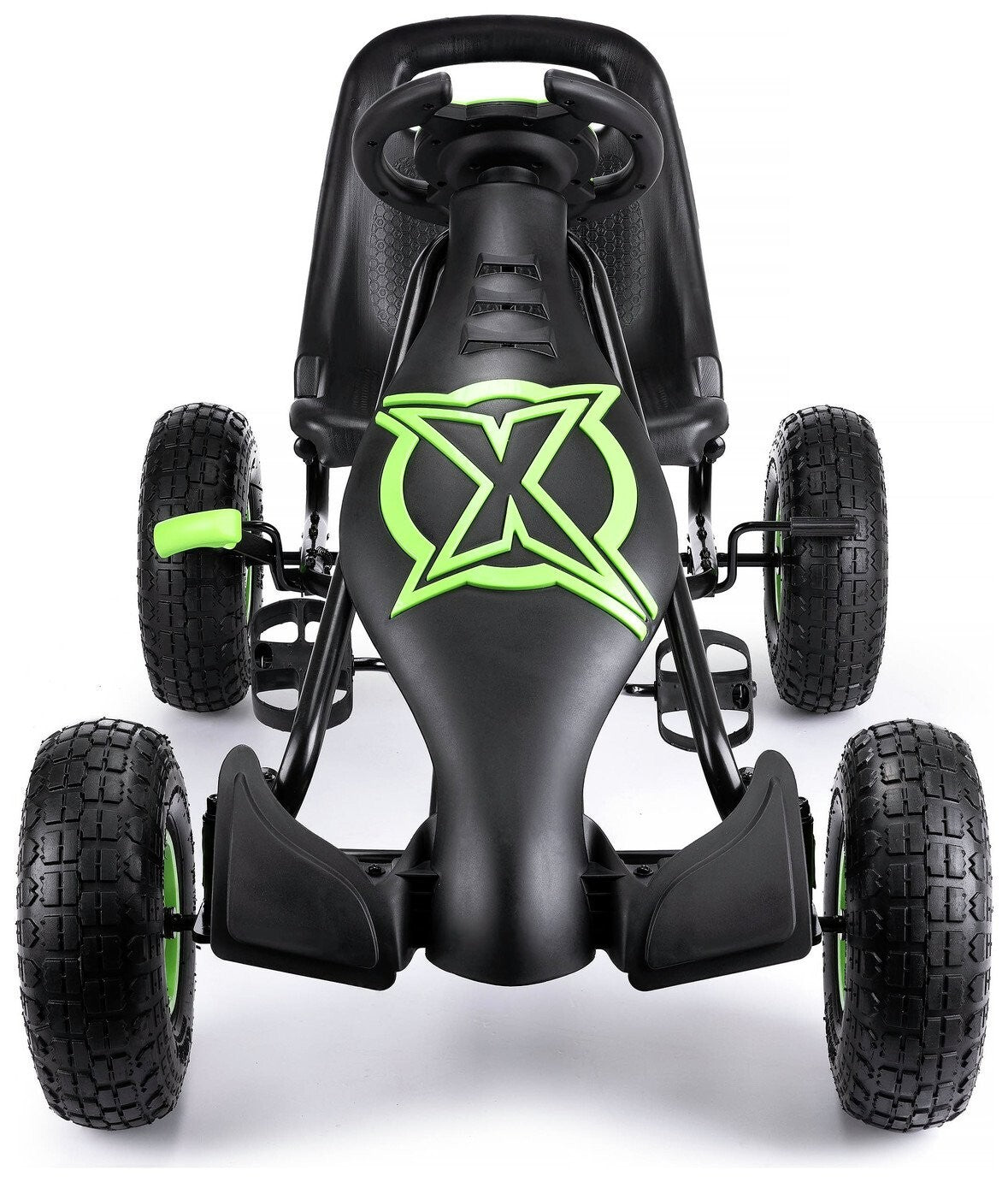 Xootz Viper Racing Go Kart - Black/Green