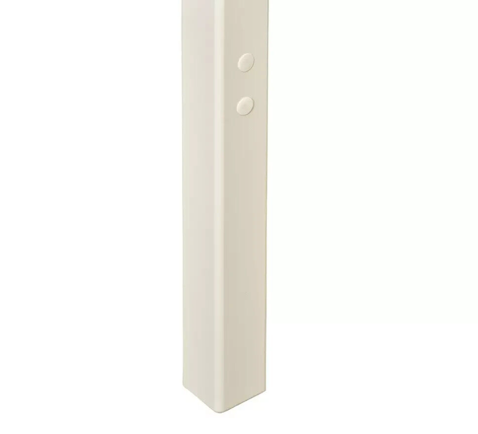Kaycie Mid Sleeper Shorty Bed Frame - White