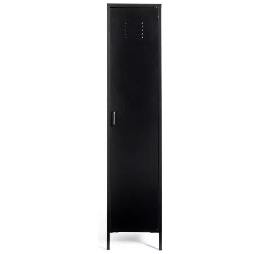Habitat Stevie Tall 1 Door 4 Shelves Locker - Black